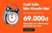 Jetstar Cuối tuần siêu khuyến mại giá chỉ từ 69.000đ! - Jetstar Cuoi tuan sieu khuyen mai gia chi tu 69.000d!
